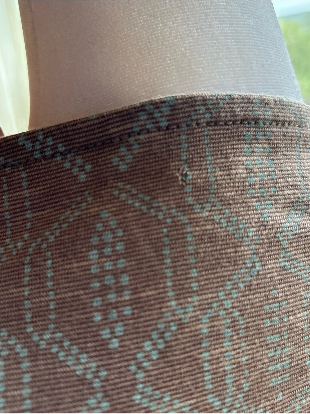 TOAD & CO Poppy Cue Faux Wrap Brown Sleeveless Tank Dress Large - Picture 6 of 7